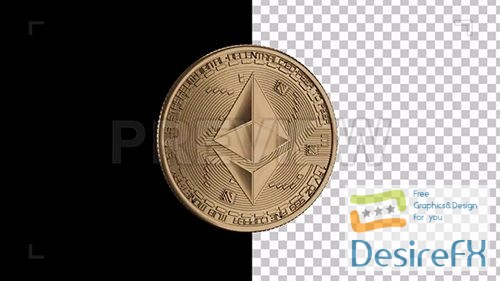 Ethereum Coin Spinning 63625