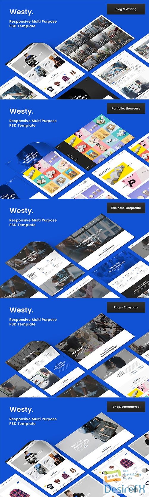 Westy Business PSD Templates
