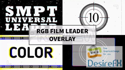 MA - RGB Film Leader Overlay 64034