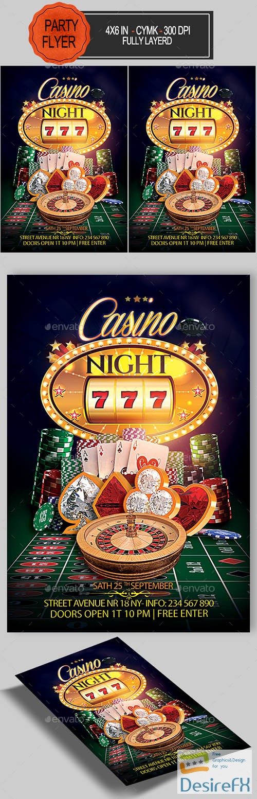 Casino Flyer 21410804