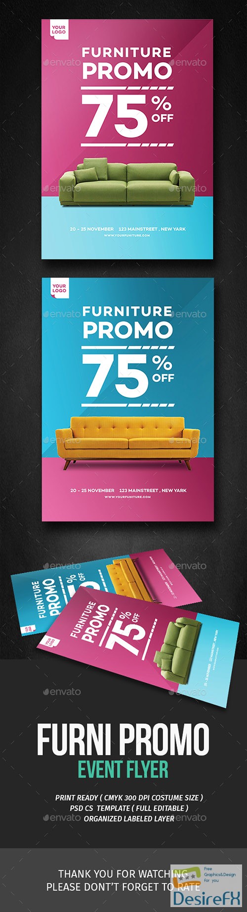 Home Furniture Promo Flyer 18084191