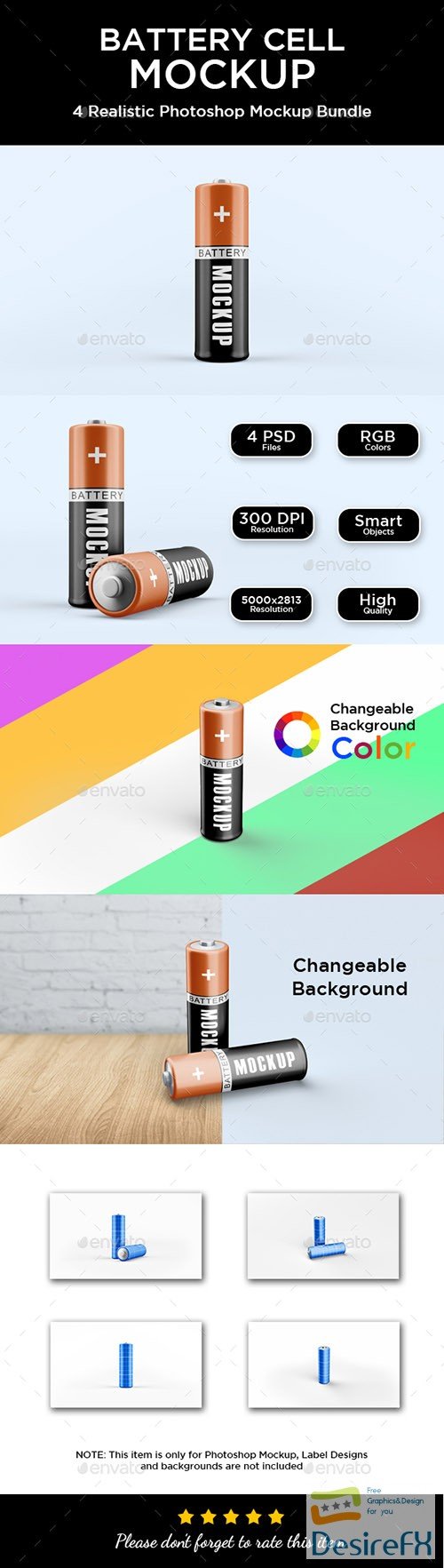 Battery Cell Mockup 21399443