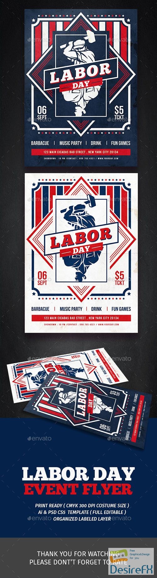 Labor Day Festival Flyer 17590606