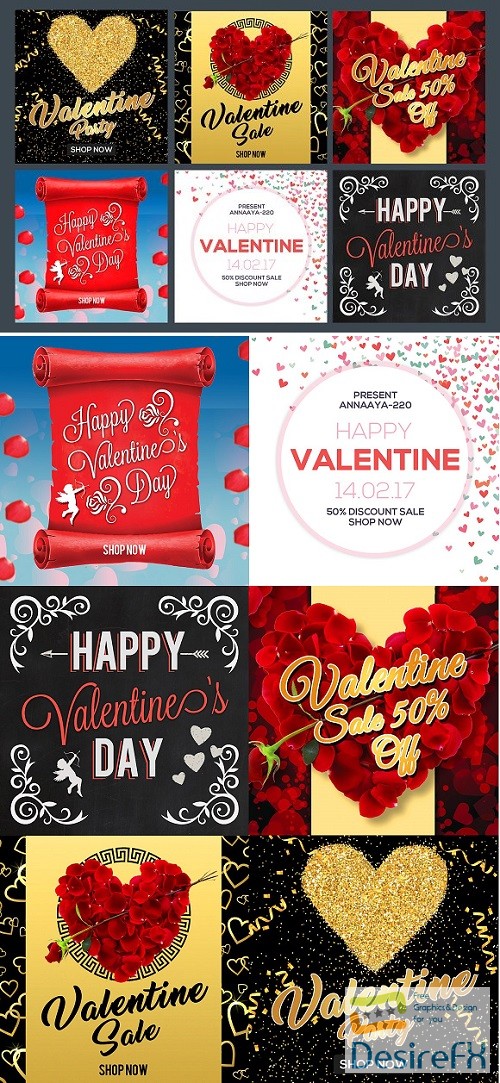 Valentines Day Banner Set 2199522
