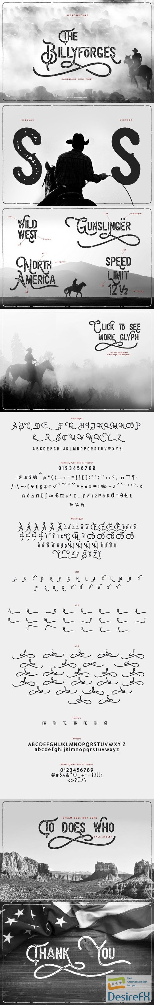Billyforges - Duo Fonts 2289645