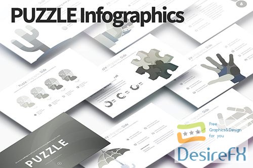 PUZZLE - PowerPoint Infographics Slides