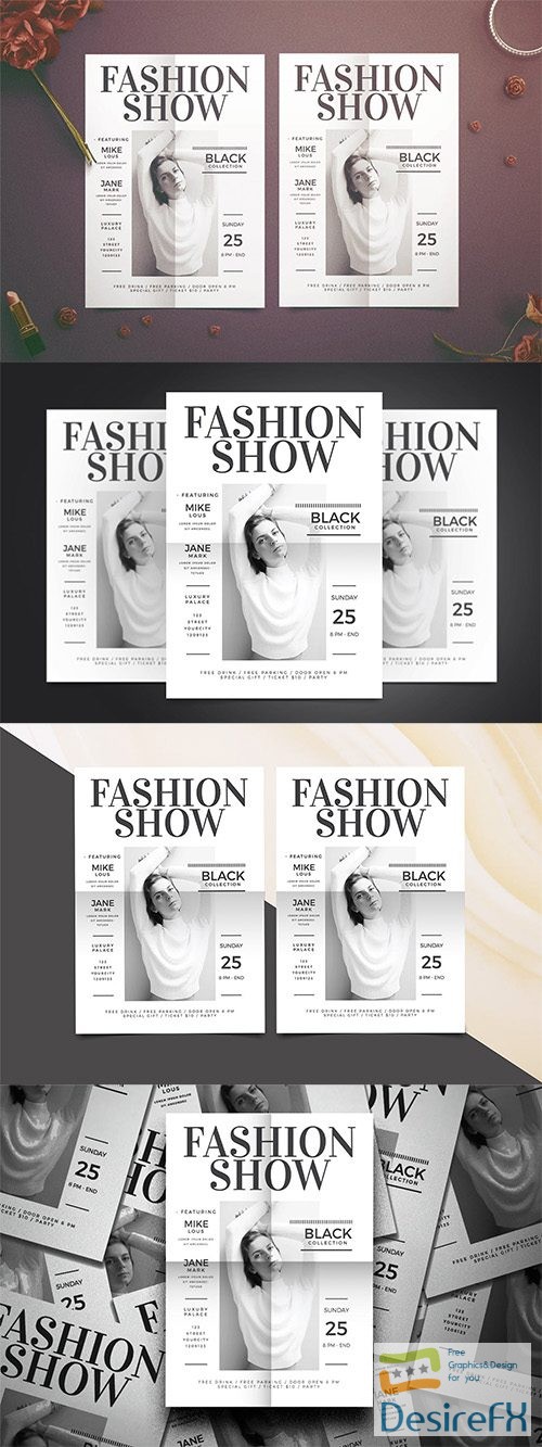 Fashion Show PSD Flyer