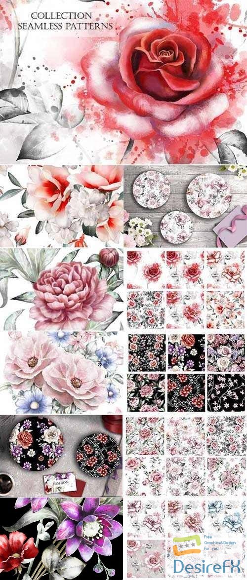 Floral seamless patterns 2204708