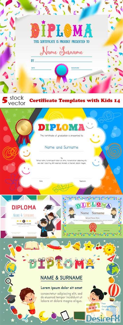 Certificate Templates with Kids 14