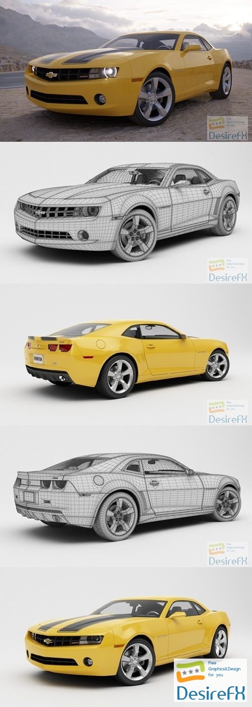 Evermotion Chevrolet Camaro 3D Model