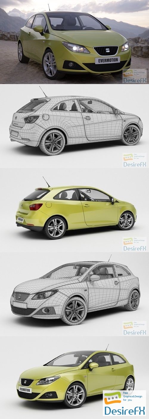 Evermotion Seat Ibiza 3D Model
