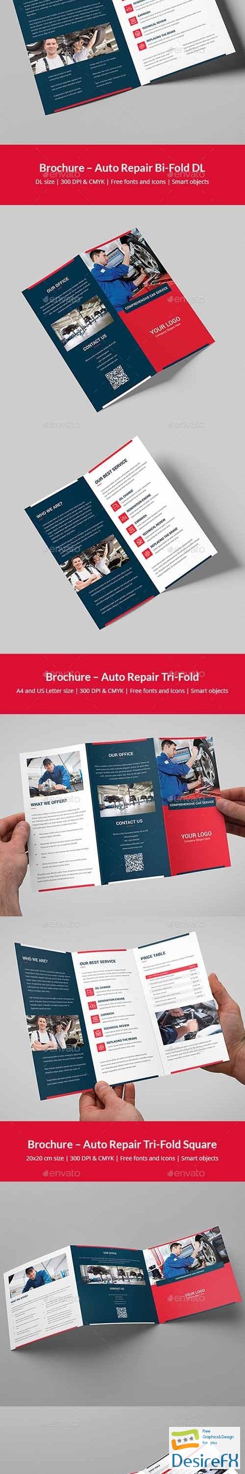Auto Repair – Bundle Print Templates 5 in 1 21294221