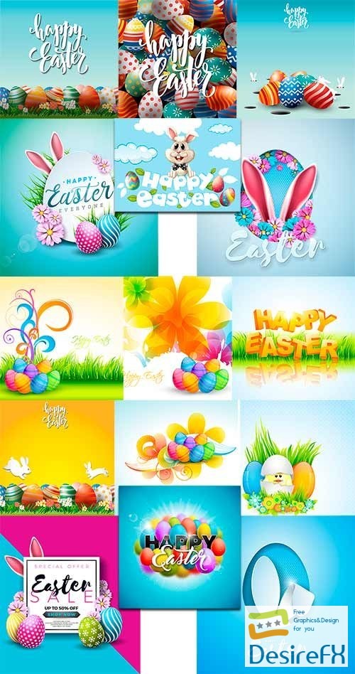 Colorful Easter - Vector