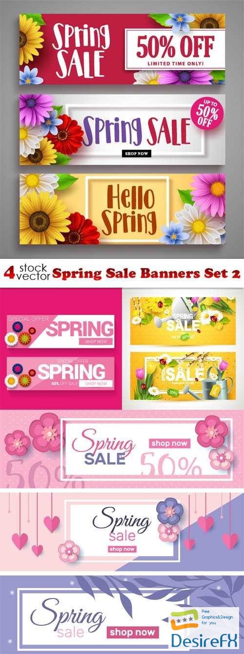 Spring Sale Banners Set 3