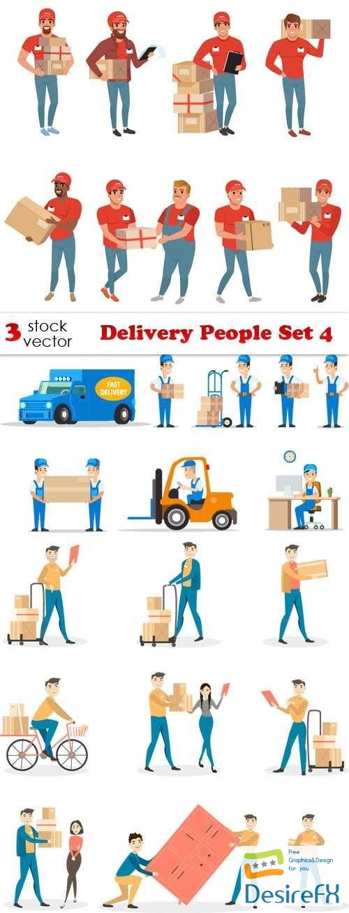 Delivery People Set 4