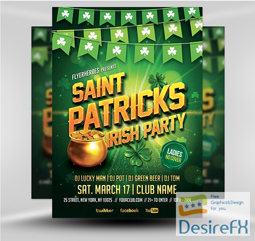 PSD Saint Patricks Day v1
