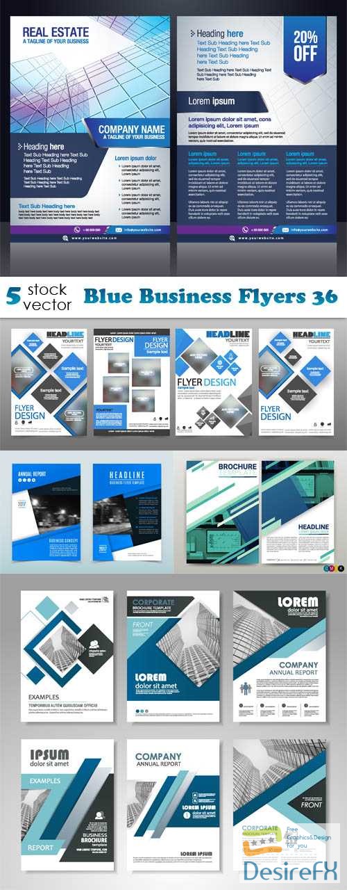 Blue Business Flyers 36