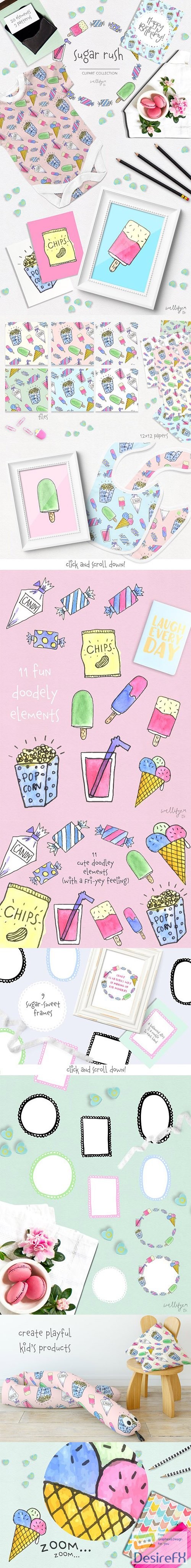 CreativeMarket - Candy clipart collection 2365969