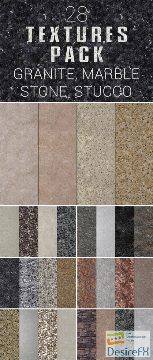 28 Textures Pack. Granite and more - 2271440