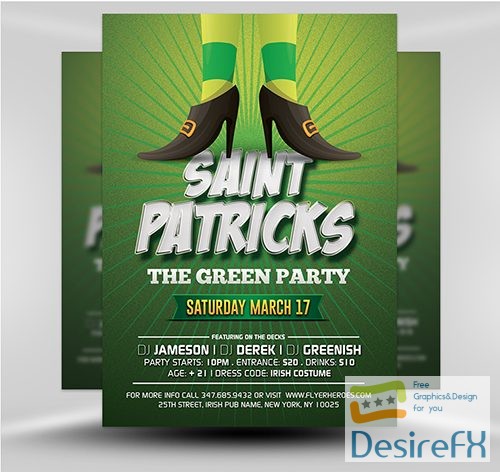 PSD Saint Patricks Day v3