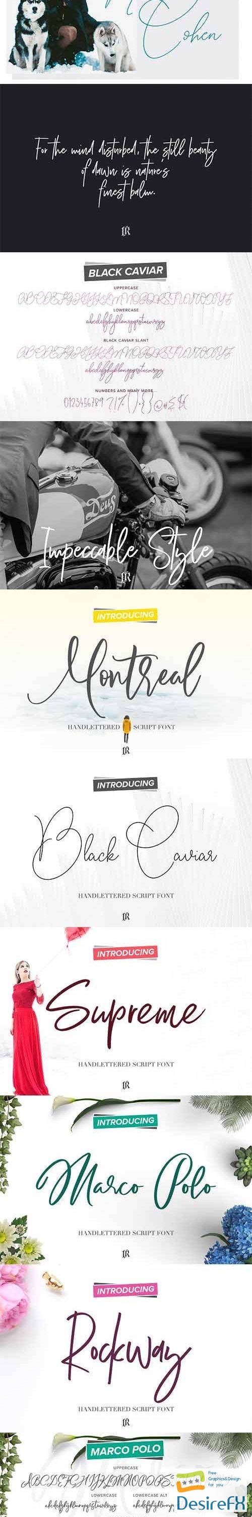Handlettered Fonts Collection 2319177