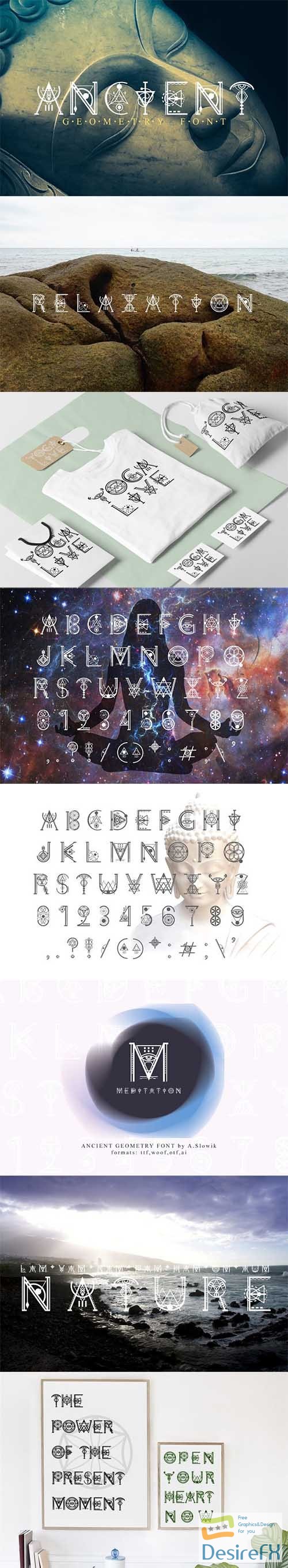 Ancient-Geometry font 2295267
