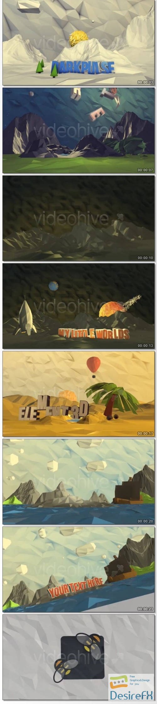 Videohive My Little Worlds 3876040