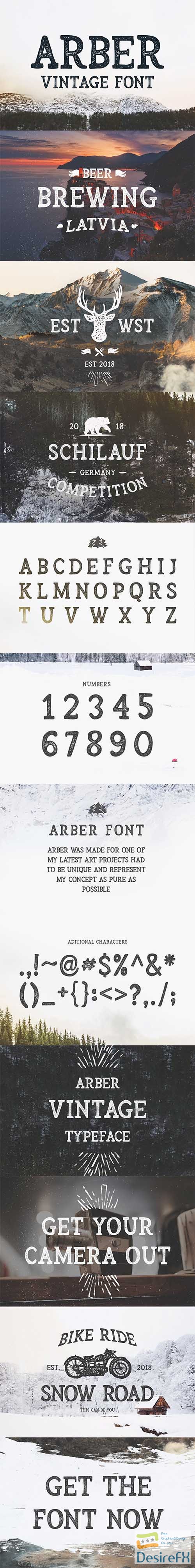 Arber Vintage font 2319355