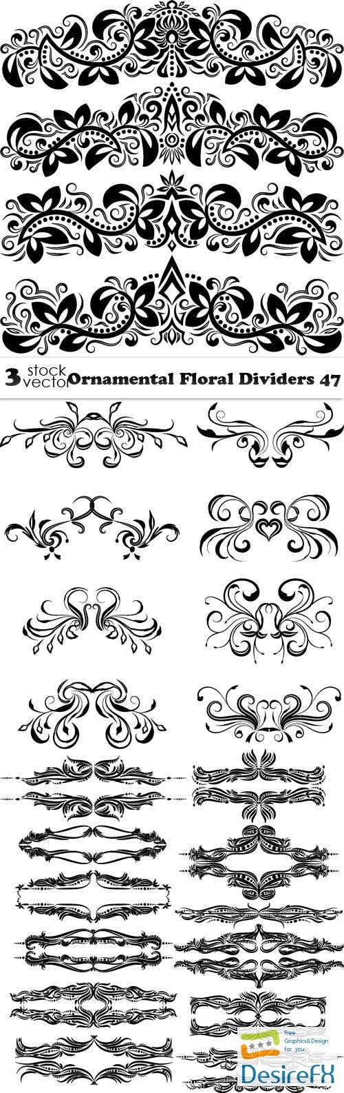 Ornamental Floral Dividers 47
