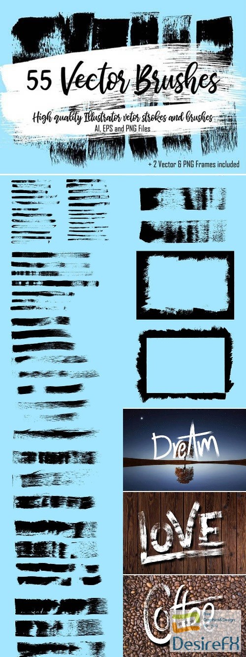 55 Vector Brushes 2321481