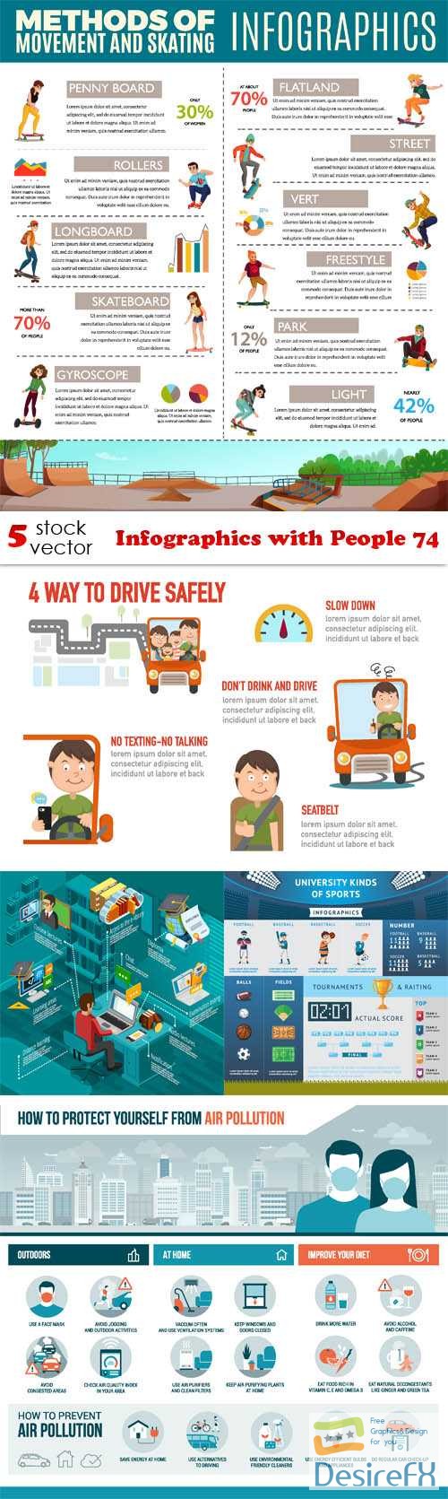 Infographics with People 74