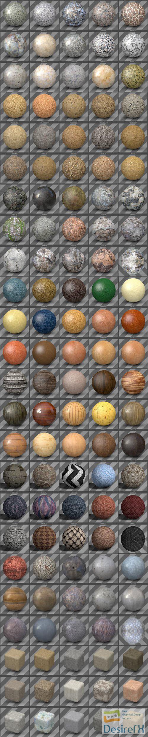 450+ 3D Texture Pack Infinite for Cinema 4D