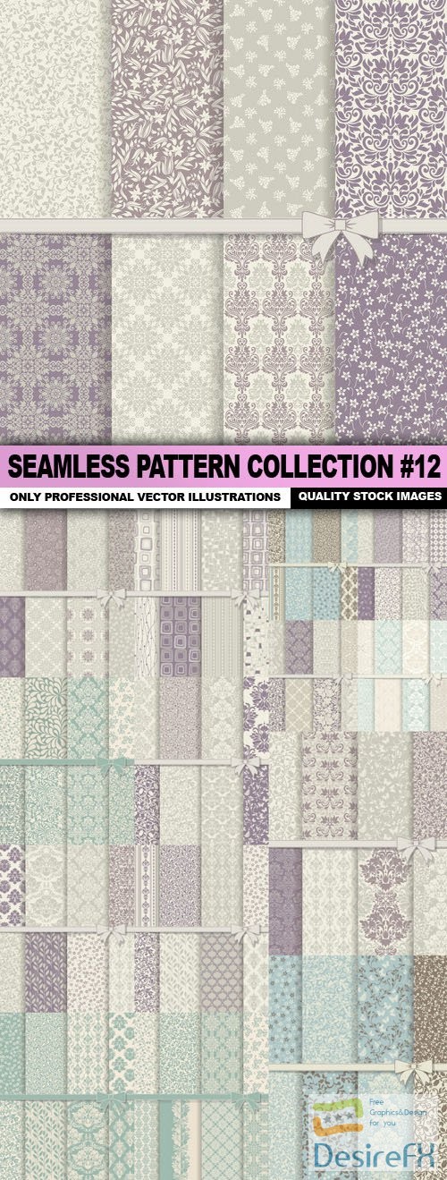 Seamless Pattern Collection #12 - 15 Vector