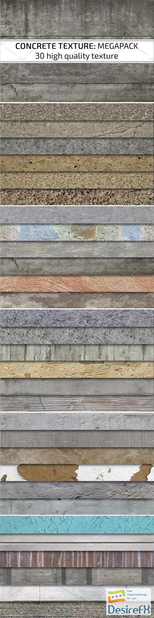 30 Concrete Textures Pack - 2381470