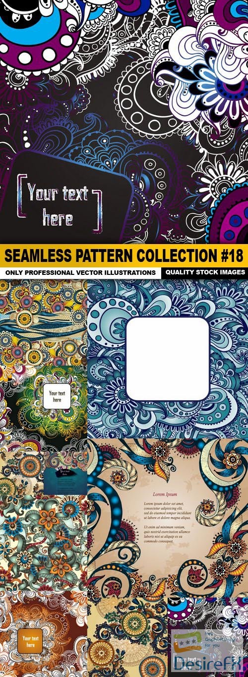 Seamless Pattern Collection #18 - 10 Vector