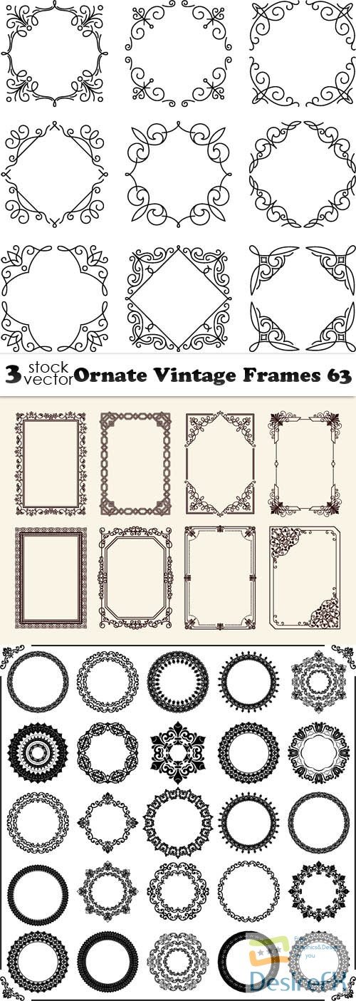 Vectors - Ornate Vintage Frames 63