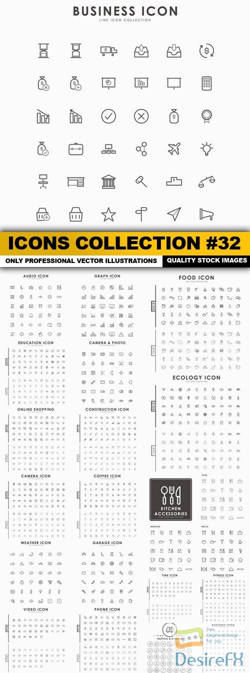 Icons Collection #32 - 20 Vector