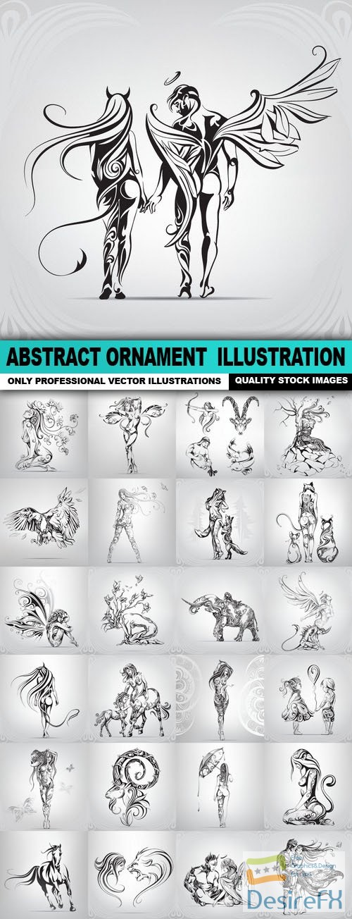 Abstract Ornament Illustration - 25 Vector