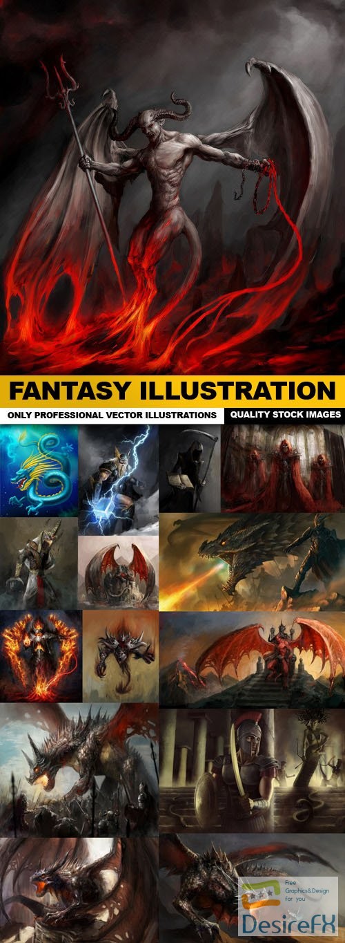 Fantasy Illustration - 15 HQ Images
