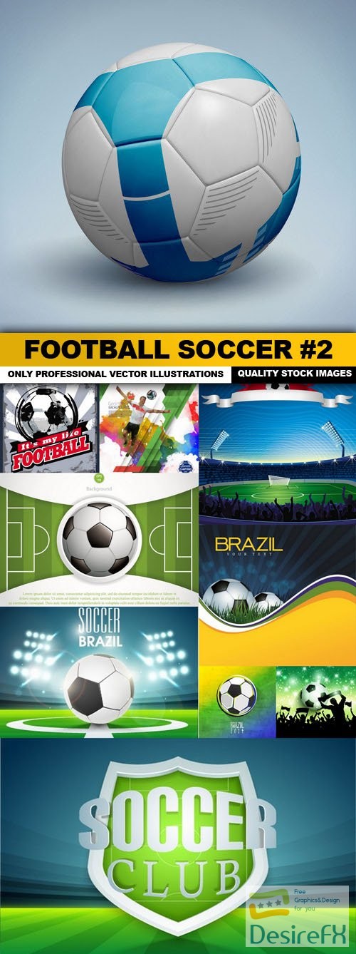 Football Soccer #2 - 10 Vector