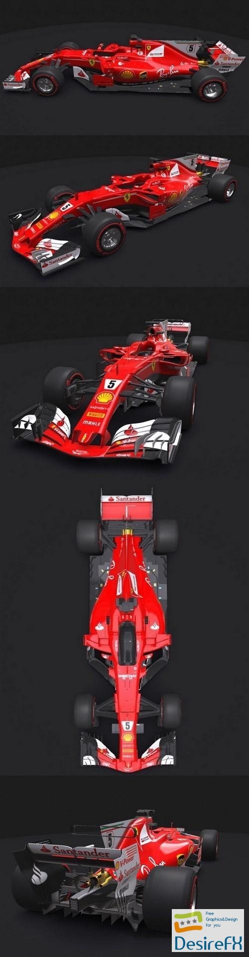 Ferrari SF70H 3D Model