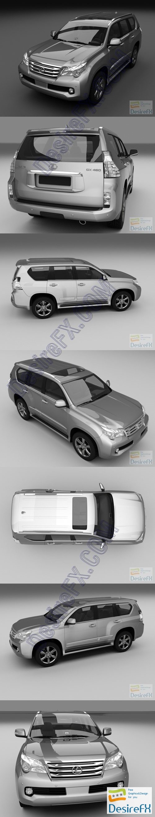 Lexus GX460 3D Model