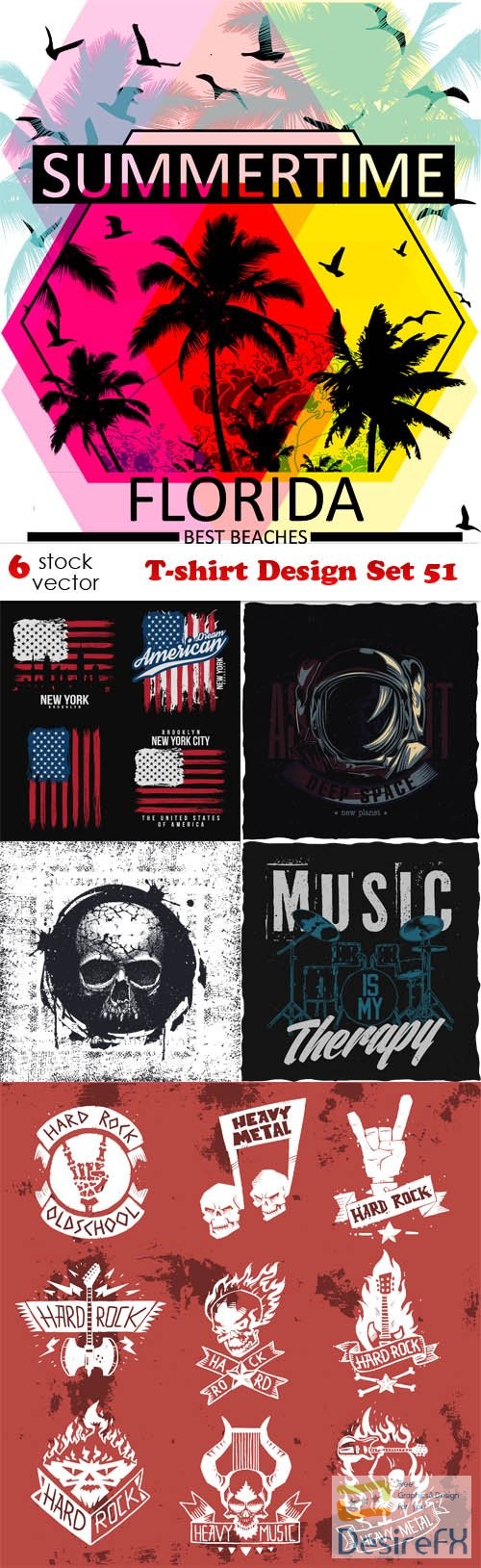 Vectors - T-shirt Design Set 51