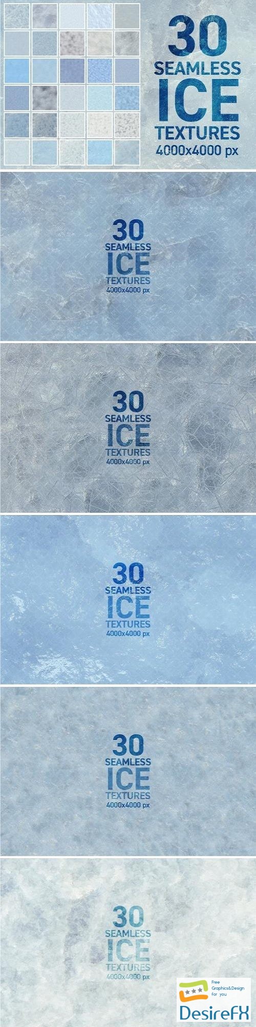 30 Seamless Ice Textures - 1581147