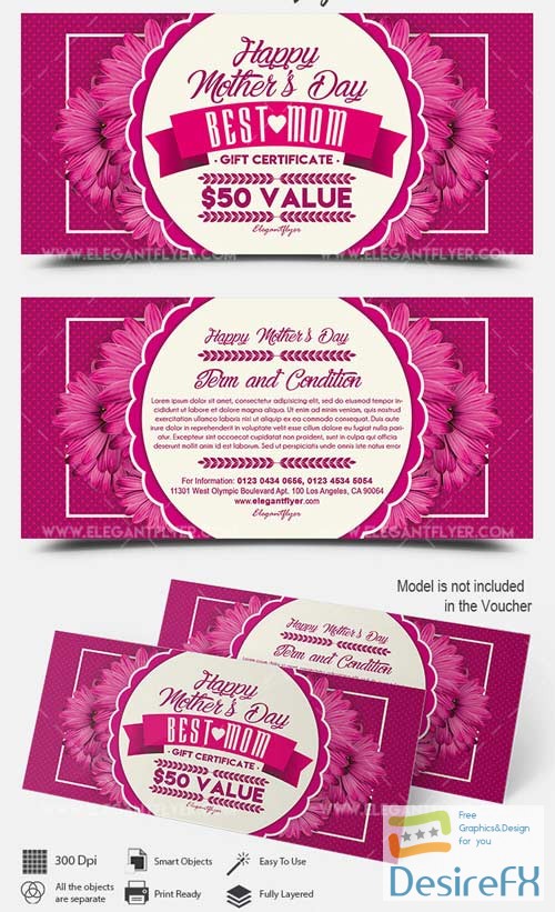 Download Mother’s Day Premium Gift Certificate PSD