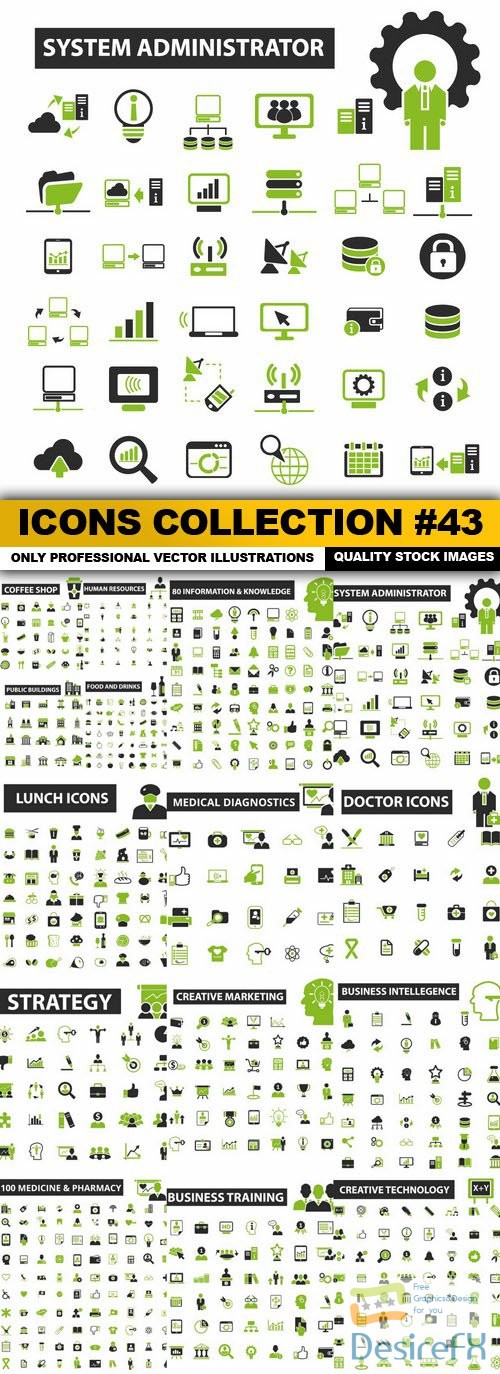 Icons Collection #43 - 16 Vector