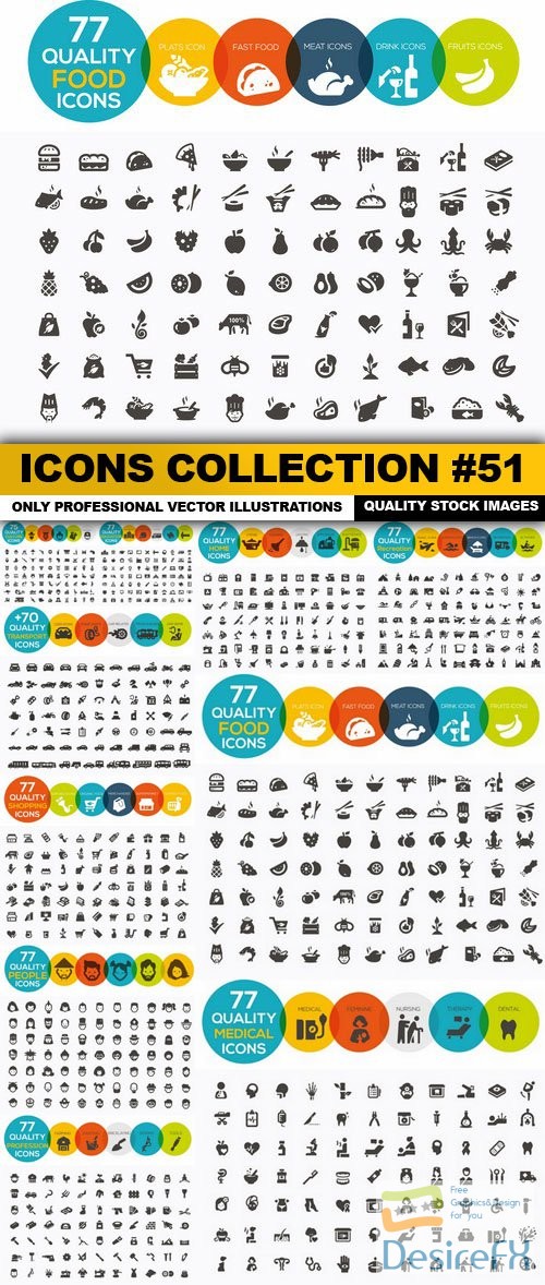 Icons Collection #51 - 10 Vector