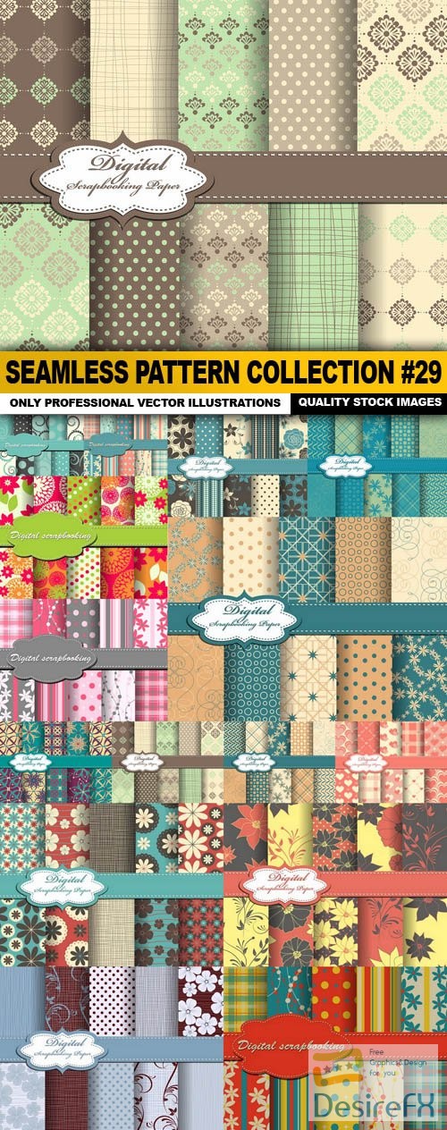 Seamless Pattern Collection #29 - 15 Vector