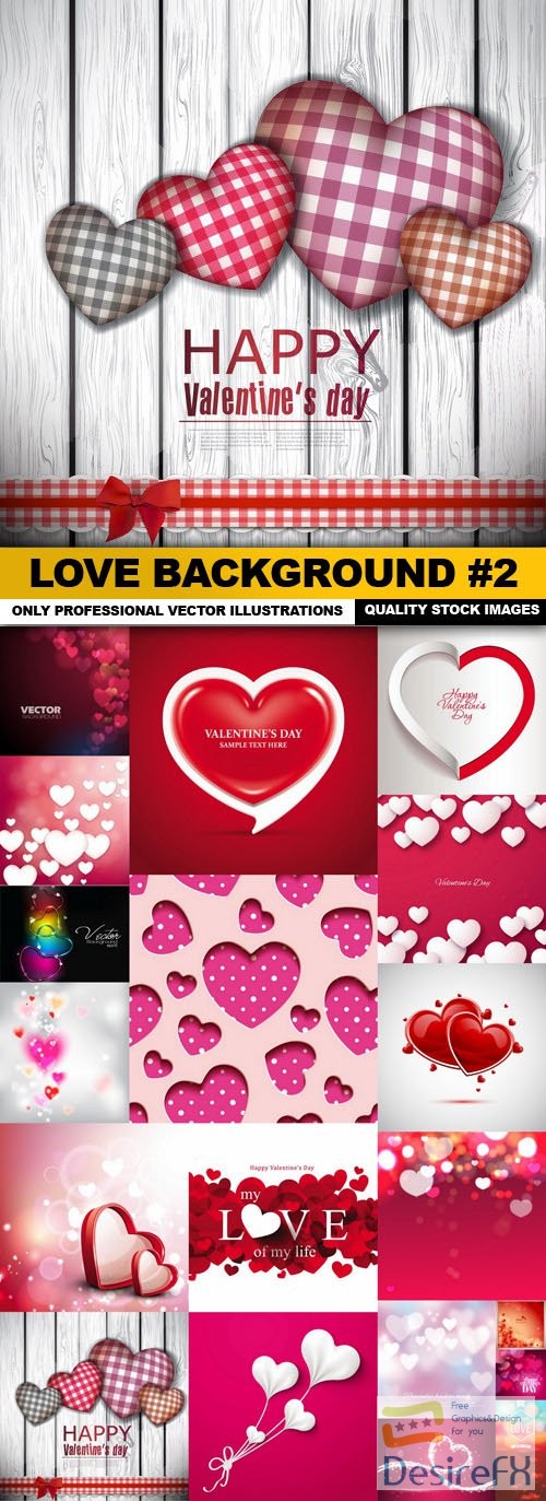 Love Background #2 - 20 Vector
