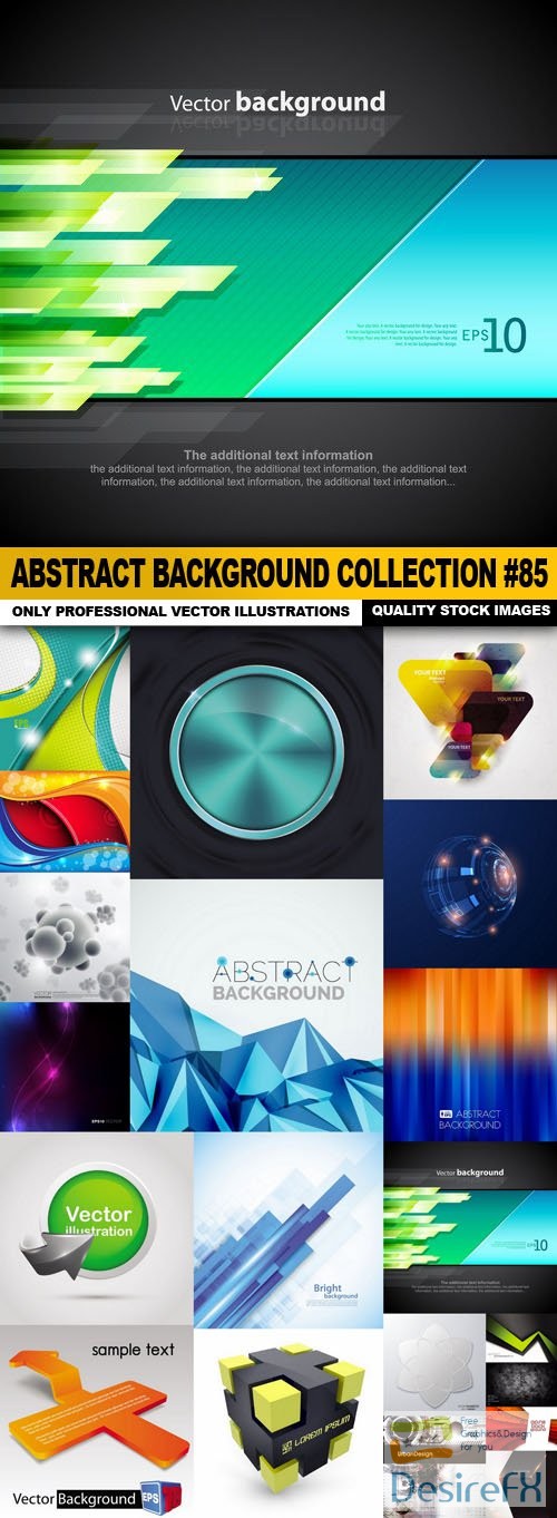 Abstract Background Collection #85 - 20 Vector